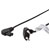LogiLink CP134 Power Cable Europlug to IEC C7 Angled 0.75m Black