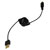 LogiLink CU0090 USB 2.0 Cable USB-A to Micro-B 0.75m Retractable Black