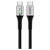 LogiLink CU0420 USB-C 2.0 Cable USB-C to USB-C 0.3m Black 100W LED Nylon Braided