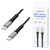 LogiLink CU0421 USB-C 2.0 Cable 0.5m Black LED 100W PD 480Mbps Duplex Connector