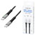 LogiLink CU0422 USB-C 2.0 Cable USB-C Plug 1.0m Black with LED Connector