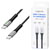 LogiLink CU0423 USB-C Cable 1.5m Black LED Duplex USB 2.0