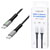LogiLink CU0424 USB-C 2.0 Cable USB-C to USB-C 2m Black LED 100W PD 3.0