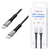 LogiLink CU0425 USB-C 2.0 Cable 3m Black LED Duplex Connector