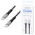 LogiLink CU0430 USB-C 3.2 Gen 2x2 Cable 0.3m Black 100W 4K UHD with LED