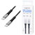 LogiLink CU0433 USB-C 3.2 Gen 2x2 Cable 1.5m Black 4K UHD LED