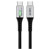 LogiLink CU0444 USB-C 3.2 Gen 2x2 Cable 20Gbps 240W 4K LED Nylon Braided 2m Blk