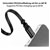 LogiLink CU0500 USB-C 2.0 Cable, USB-C to USB-C, 1.0m, Black, Unscrewable Plug