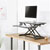 LogiLink EO0033 Sit-Stand attachment Height range: 100 up to 505mm Black