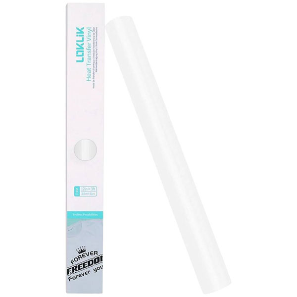 Loklik SG-HTV-1011-US-L-B2B Heat Transfer Vinyl Film White