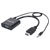 Manhattan 151559 HDMI to VGA Converter with Audio 1080p 0.3m Black