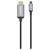 Manhattan 153607 USB cable HDMI 2.0 HDMI-A plug, USB-C® plug 2.00 m Black