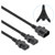 Manhattan 157469 Current Cable 2x IEC C13 to 1x IEC C14 1.8m Black