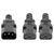 Manhattan 157469 Current Cable 2x IEC C13 to 1x IEC C14 1.8m Black