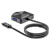 Manhattan 181150 4-Port USB 3.0 Type-C/A Combo Hub 2x2, 5 Gbps, Angled, Black