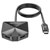 Manhattan 181150 4-Port USB 3.0 Type-C/A Combo Hub 2x2, 5 Gbps, Angled, Black