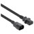 Manhattan 301312 Current Cable [1x IEC C13 socket - 1x IEC C14 plug ] 3 m Black