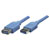 Manhattan 322379-CG USB 3.2 Gen1 USB-A Male to Female Extension Cable 2m Blue