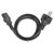 Manhattan 328616 Current Cable [1x IEC C13 plug - 1x PG plug] 3 m Black