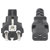 Manhattan 353908 Current Cable [1x IEC C13 plug - 1x PG plug] 1 m Black