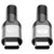 Manhattan 356381 USB4 Type-C Cable 40Gbps 8K 240W 2m Black Braided Aluminum Boot