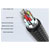 Manhattan 356381 USB4 Type-C Cable 40Gbps 8K 240W 2m Black Braided Aluminum Boot
