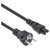 Manhattan 356602 Current Cable 1x C5 Mickey Mouse to 1x PG plug 3m Black
