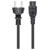 Manhattan 356602 Current Cable 1x C5 Mickey Mouse to 1x PG plug 3m Black