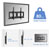 Manhattan 462143 Outdoor Anti-Theft Tilting TV Wall Mount for 37 to 86 Screens
