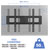 Manhattan 462150 Outdoor Full-Motion TV Wall Mount for 37 to 86 Displays