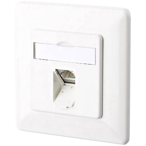 Metz Connect 1307371002-I Network Outlet CAT 6 Flush Mount 1 Port ...