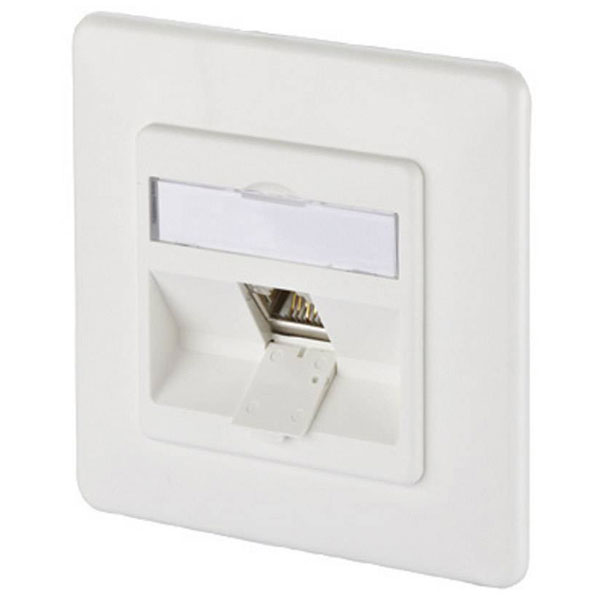 Metz Connect 1309111002-E Network Outlet Cat 6A 1-Port Flush Mount...