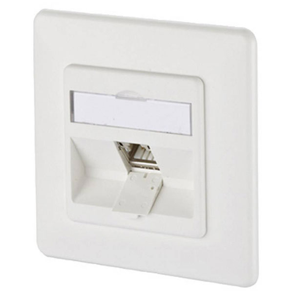 Metz Connect 130B12D11002-E Flush Mount Network Outlet CAT 6A 1-Po...