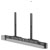 Neomounts AWL29-750BL1 Soundbar mounting brackets Black 1 pc(s)