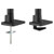 Neomounts DS70S-950BL1 Monitor Desk Mount for 17-49 Screens Black Full Motion