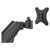 Neomounts DS70S-950BL2 Dual Monitor Arm 17-35 Full Motion Gas Spring Black