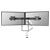 Neomounts DS75S-950WH2 Dual Monitor Desk Mount 17-32 Gas Spring White