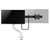 Neomounts DS75S-950WH2 Dual Monitor Desk Mount 17-32 Gas Spring White