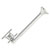 Neomounts FPMA-C200 Dual TV Ceiling Mount 10-40 Height Adjustable 64-104 cm