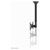 Neomounts FPMA-C200BLACK Dual TV Ceiling Mount 10-40 Height Adjustable 64-104cm