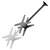 Neomounts FPMA-C340DBLACK Dual Monitor Ceiling Mount 32-75 Black Full Motion