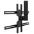 Neomounts FPMA-C400BLACK TV Ceiling Mount 32-60 Tilt/Swivel 64-104 cm Black
