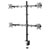 Neomounts FPMA-D550D4BLACK Monitor Desk Mount for 4 Screens 13-32 Black