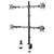 Neomounts FPMA-D550D4BLACK Monitor Desk Mount for 4 Screens 13-32 Black