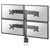 Neomounts FPMA-D700D4 Monitor Desk Mount for 4 Screens 19-30 Full Motion Black
