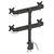 Neomounts FPMA-D700D4 Monitor Desk Mount for 4 Screens 19-30 Full Motion Black