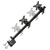 Neomounts FPMA-D700DV Dual Monitor Desk Mount 10-27 Vertical Black Tilt/Swivel