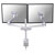 Neomounts FPMA-D930D Dual Monitor Desk Mount 10-30 Full Motion Silver