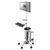 Neomounts FPMA-MOBILE1800 Mobile Workstation 10-27 Max 6kg VESA Silver