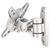 Neomounts FPMA-W1010 Monitor Wall Mount 10-30 12kg Tilt/Swivel/Rotate Silver